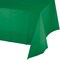 12/Case Bulk Emerald Green Plastic Table Covers 54 inch x 108 inch
